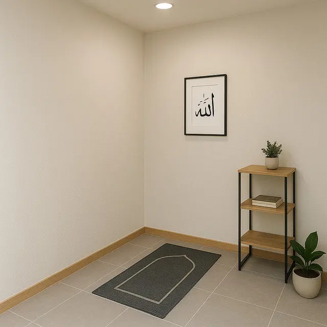 mushola dalam rumah minimalis