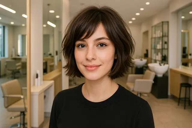 1. Shaggy Bob