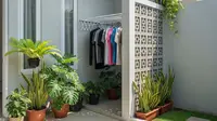 Cara Menyamarkan Area Jemur Agar Rumah Terlihat Rapi dan Estetik