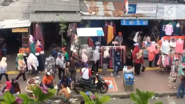 VIDEO: Ternyata Benar, PKL Kembali Penuhi Trotoar Tanah Abang