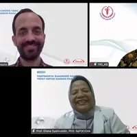 Webinar mengenai kanker paru yang diadakan oleh Yayasan Kanker Indonesia dan Takeda Indonesia. (Sumber : Yayasan Kanker Indonesia)