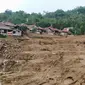 Lokasi banjir bandang dan longsor yang melanda Kecamatan Sukajaya, Kabupaten Bogor, Jawa Barat pada Rabu (1/1/2020) lalu. (Liputan6.com/Achmad Sudarno)