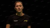 Gronya Somerville, pebulutangkis asal Australia ini turun di nomor ganda putri dan ganda campuran pada BCA Indonesia Open 2016. Langkah wanita 21 tahun itu terhenti di babak 16 besar. (Bola.com/Vitalis Yogi Trisna)