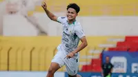 Hokky Caraka mencetak satu gol dan satu assist untuk PSS Sleman saat bermain di kandang Barito Putera dalam lanjutan BRI Liga 1 2024/2025 di Stadion Sultan Agung, Bantul, Minggu (21/10/2024). (Dok. PSS Sleman)