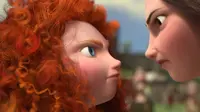 Hubungan ibu dan anak naik turun di film animasi Brave (2012).