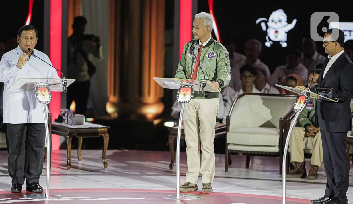 Debat berlangsung di Istora Gelora Bung Karno Jakarta. (Liputan6.com/Faizal Fanani)