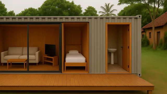 Inspirasi Rumah Bagus Sederhana dengan Lantai Kayu yang Memikat/via ChatGPT