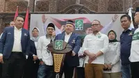 PKB dan NasDem telah menyiapkan tim hukum untuk pasangan bakal capres-cawapres Anies Baswedan-Muhaimin Iskandar (Cak Imin) pada Pilpres 2024. Mantan Jaksa Agung HM Prasetyo akan ditunjuk menjadi dewan pengarah tim hukum Anies-Cak Imin. (Liputan6.com/Winda Nelfira)