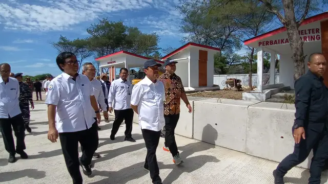 Menteri KKP Tinjau Kampung Nelayan Merah Putih Poncosari Bantul