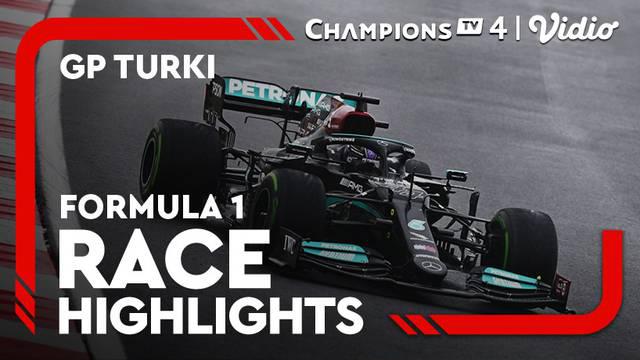 Berita video highlights kemenangan perdana Valtteri Bottas di seri F1 2021 yaitu di GP Turki yang digelar pada Minggu (10/10/2021) malam hari WIB.