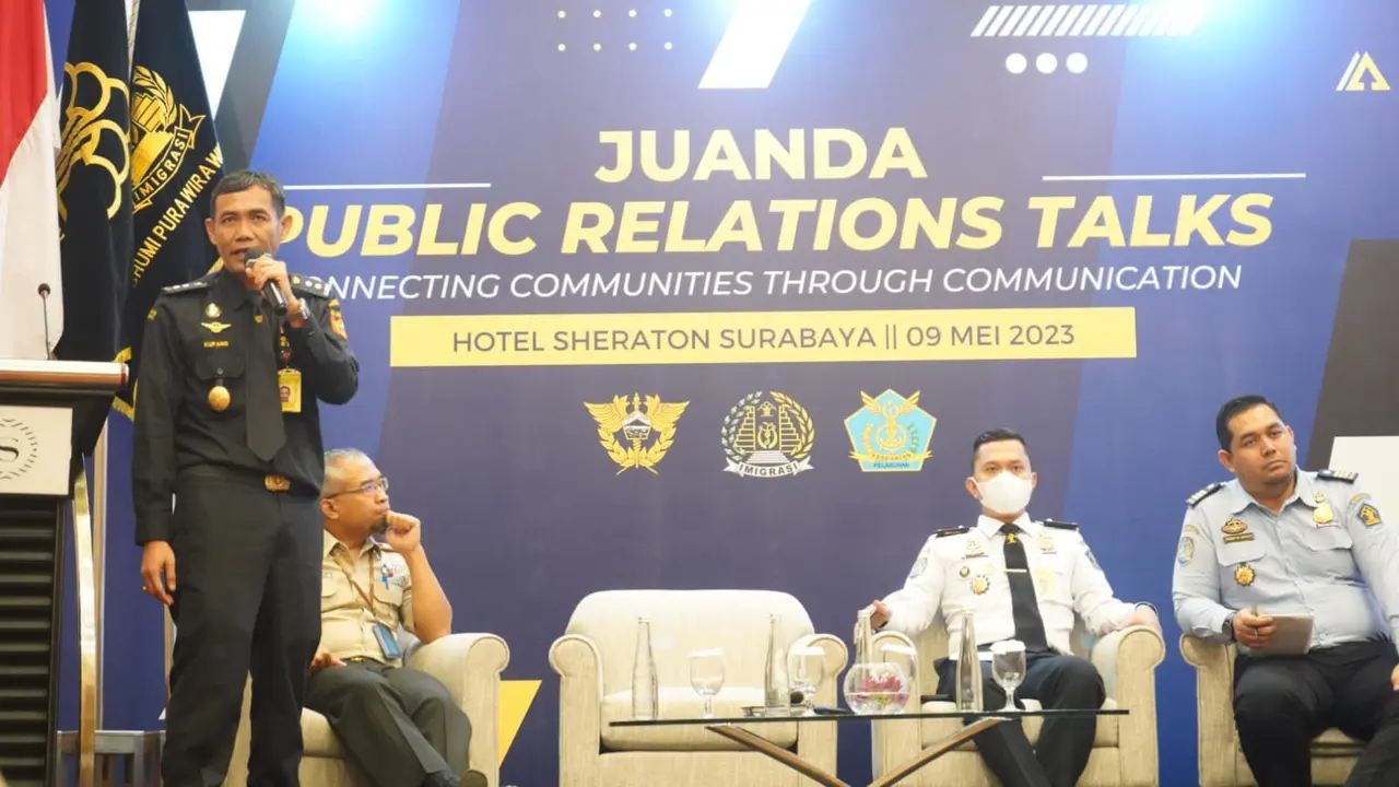 Perkuat Koordinasi CIQ Bandara Juanda dan Awak Media, Imigrasi Surabaya Gelar Kegiatan Diseminasi