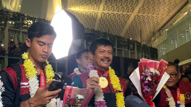 Penyambutan Timnas Indonesia U-22