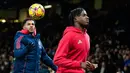 Juru taktik Portugal menyampaikan bahwa setiap minggunya dia memilih pemain berdasarkan karakteristik lawan, dan kali ini Rashford dinilai layak untuk masuk dalam daftar pemain. (AP Photo/Dave Thompson)