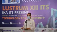 Menhub Budi Karya Sumadi di acara Lustrum XII Institut Teknologi Sepuluh Nopember Surabaya (ITS) Tahun 2020 dengan tema Technology for Prosperity yang diselenggarakan secara virtual, Sabtu (21/11).