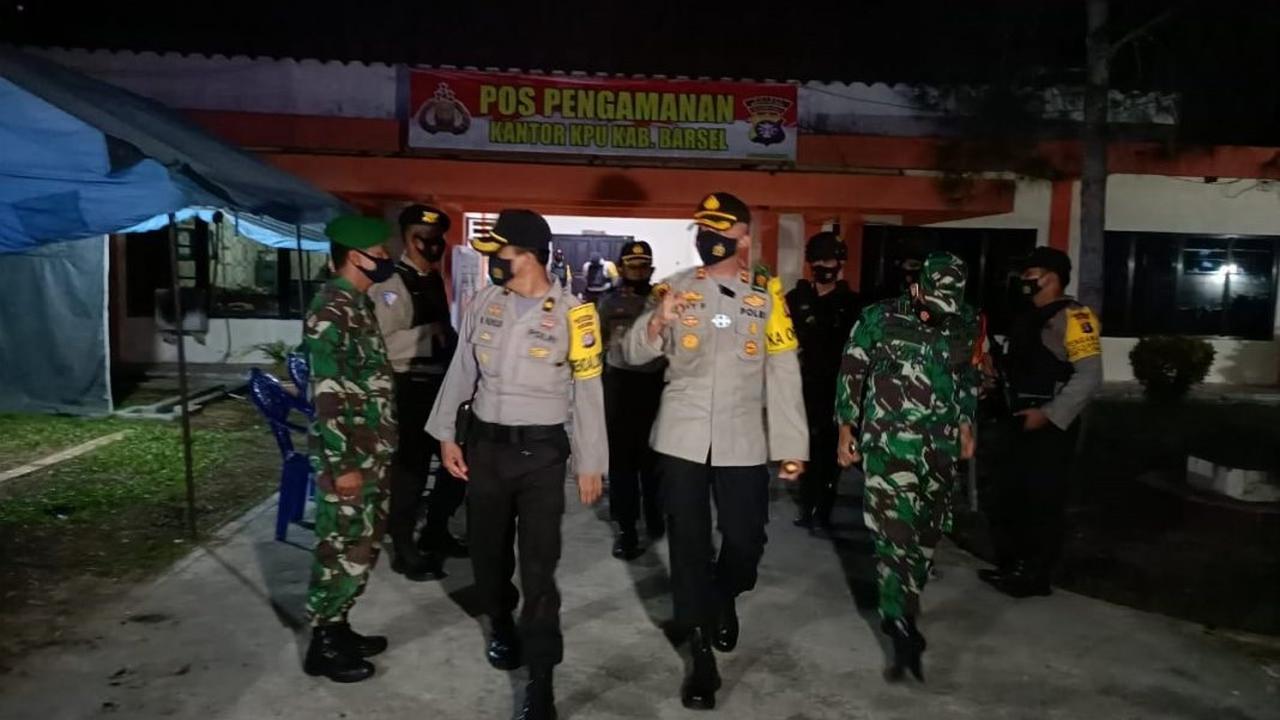 Kapolres Barsel AKBP Devy Firmansyah Bersama Dandim Letkol Inf. Dwi Tantomo.