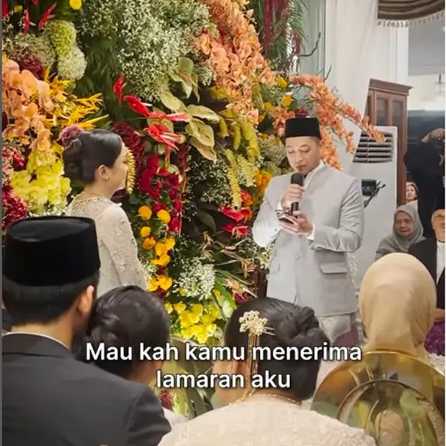 6 Potret Keluarga Rasyid Rajasa dan Tamara Kalla di Momen Pertunangan