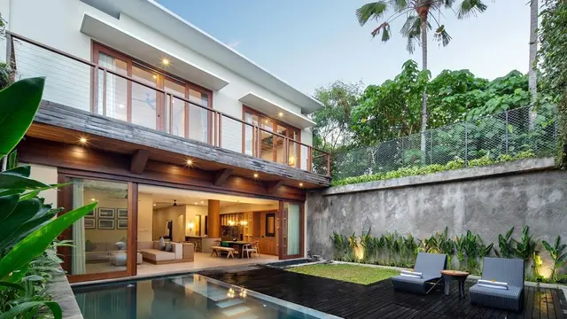 8 Potret Villa Mewah Milik Andrew White dan Nana Mirdad di Bali, Berkonsep Minimalis
