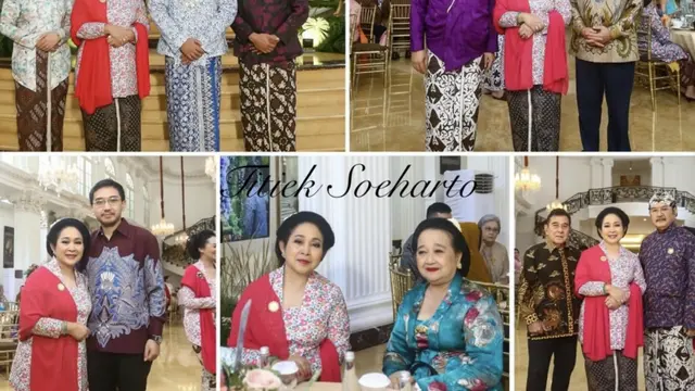 Inspirasi Model Kebaya Bunga ala Titiek Soeharto