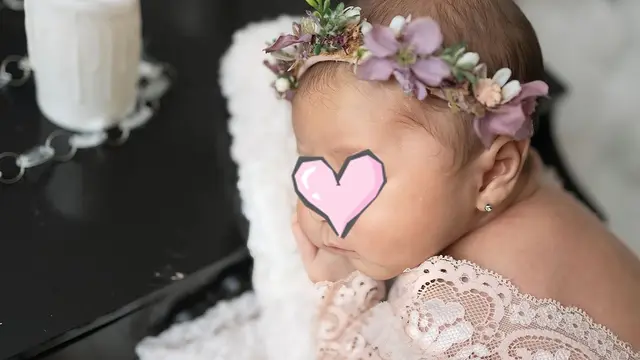 6 Pemotretan Newborn Leshia Anak Lesti Kejora, Gemas Pakai Handuk hingga Gaun