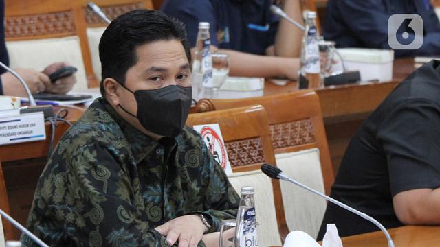 FOTO: Erick Thohir Bahas Progres Penanganan Masalah Garuda Indonesia Bersama DPR