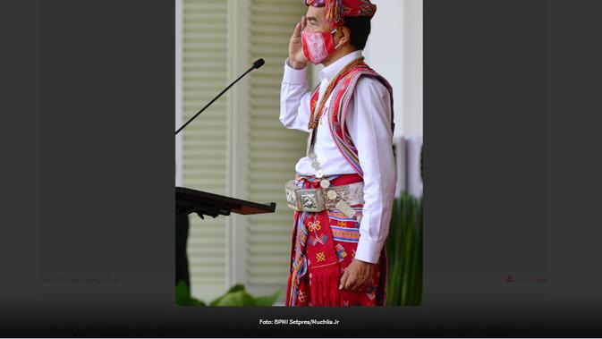 Cek Fakta Liputan6.com menelusuri klaim foto sepucuk senjata mengarah ke Jokowi