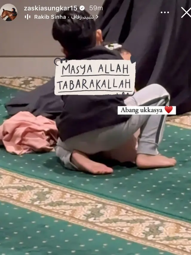 Rayakan Anniversary Pernikahan, Zaskia Sungkar Unggah Pesan Haru untuk Irwansyah (credit: instagram @zaskiasungkar15).