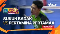 Berita video highlights laga pekan ketiga putaran pertama PLN Mobile Proliga 2023 kategori putra antara Kudus Sukun Badak melawan Jakarta Pertamina Pertamax, Jumat (20/1/2023) sore hari WIB.