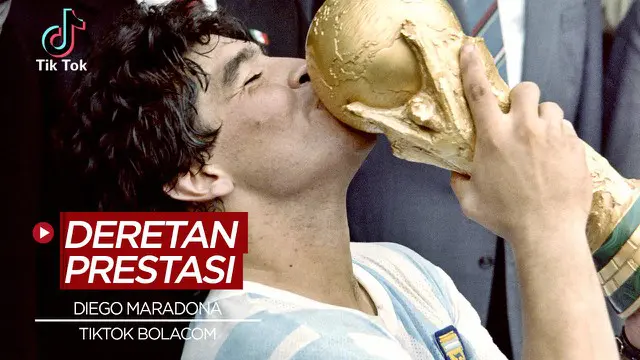 VIDEO TikTok Bola.com: Prestasi Diego Maradona saat Aktif di Dunia Sepak Bola