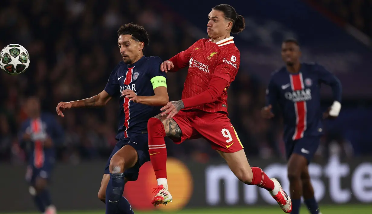 Di babak kedua, Paris Saint-Germain (PSG) tampil mendominasi permainan. (FRANCK FIFE/AFP)