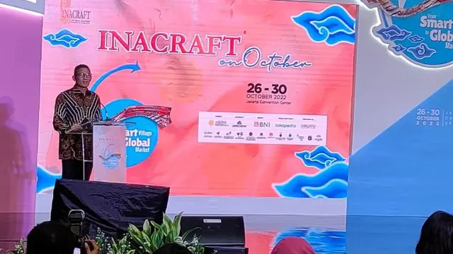 Ekonomi Kreatif Termasuk Penyumbang Produk Donestik Bruto Terbesar, Menparekraf Berharap Inacraft 2022 Dipenuhi Rojali
