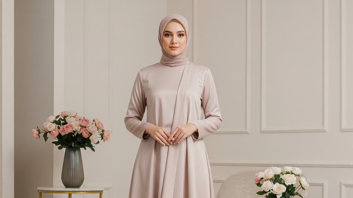 7 Pilihan Gamis Cantik untuk Acara Aqiqah, Pakaian Nyaman dan Berkelas