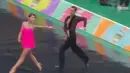 Xiaoting tampil dengan kostum berbeda, menari diiringi lagu "Beggin" yang dipopulerkan oleh Måneskin. (Foto: Youtube/ ABCDE]