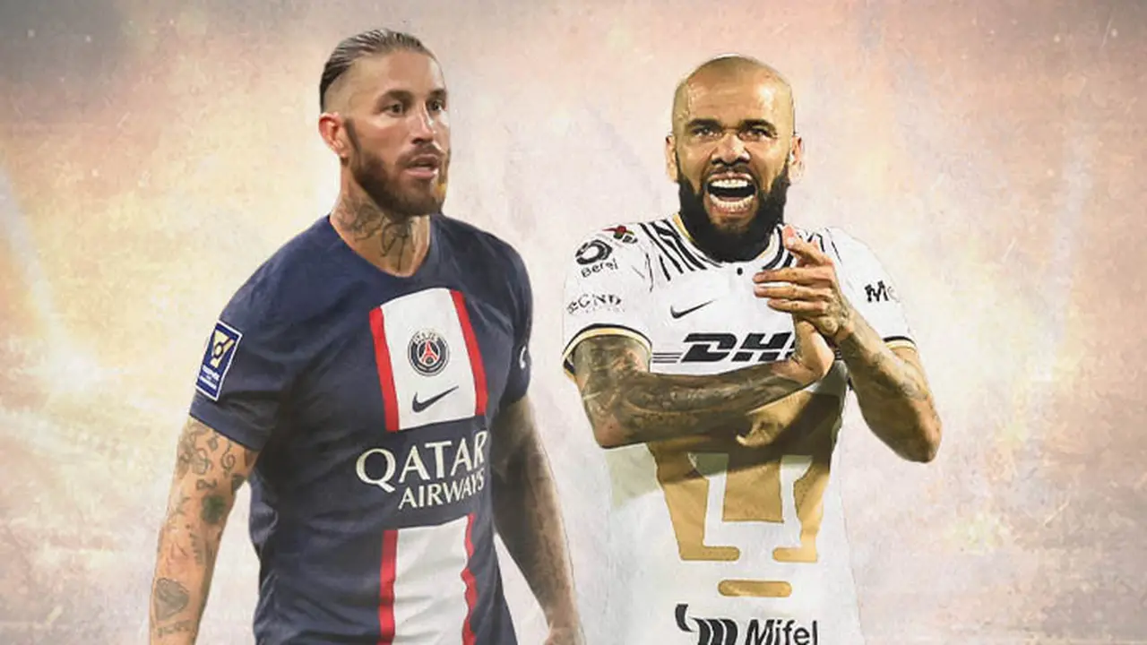 Ilustrasi - Sergio Ramos, Dani Alves