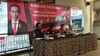 Diskusi bertema ‘Mencari Cawapres Pendamping Jokowi’, di Cikini, Jakarta Pusat, Kamis (25/1/2018).