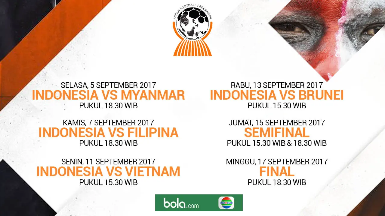 Jadwal AFF U18 2017 (Bola.com/Adreanus Titus)