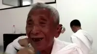 Mantan Tukang Becak Ini Naik Haji Usia 92
