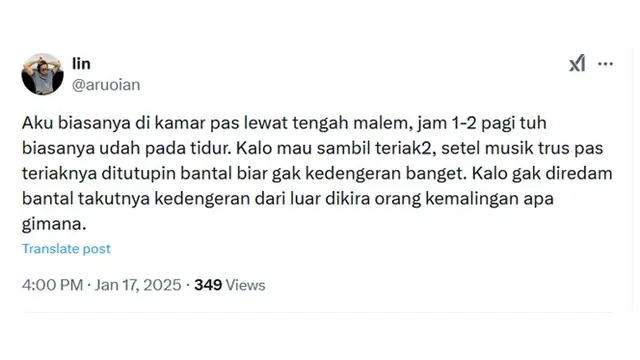 6 Cerita Netizen ketika Nangis Sendirian,