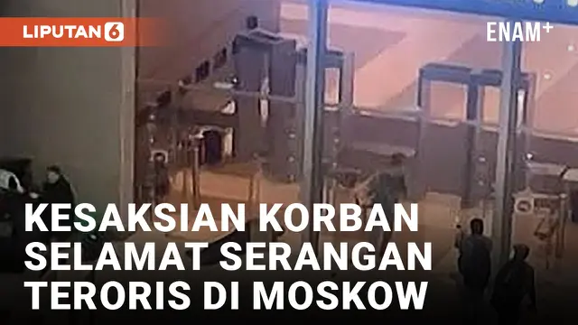 Korban Selamat Ceritakan Berapa Mengerikan saat Serangan Gedung Konser di Oblast Moskow Terjadi