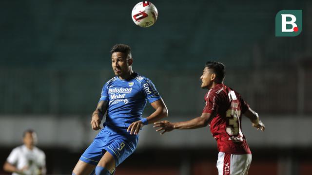 FOTO: Persib Bandung Susah Payah Imbangi 10 Pemain Bali United
