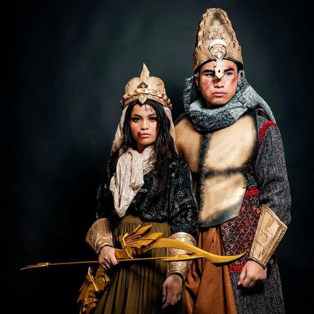 Gaya Pemotretan Hari LIDA dan Putri D'Academy 4 bertema Bajirao Mastani. (Sumber: Instagram/aldosinarta)