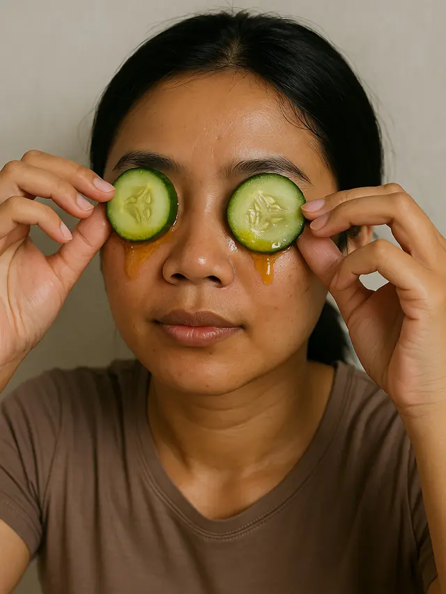 Masker Mata Segar Anti Bengkak (Foto: ChatGPT)