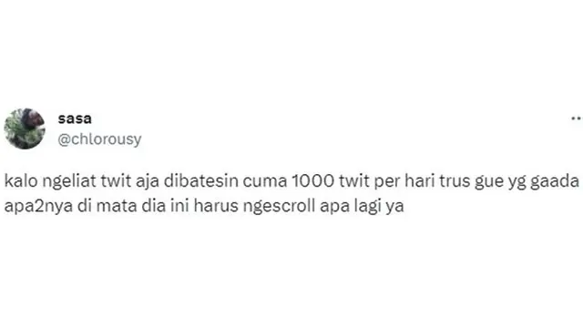 10 Curhatan Netizen Soal Scroll Twitter Dibatasi oleh Elon Musk Ini Bikin Geleng Kepala