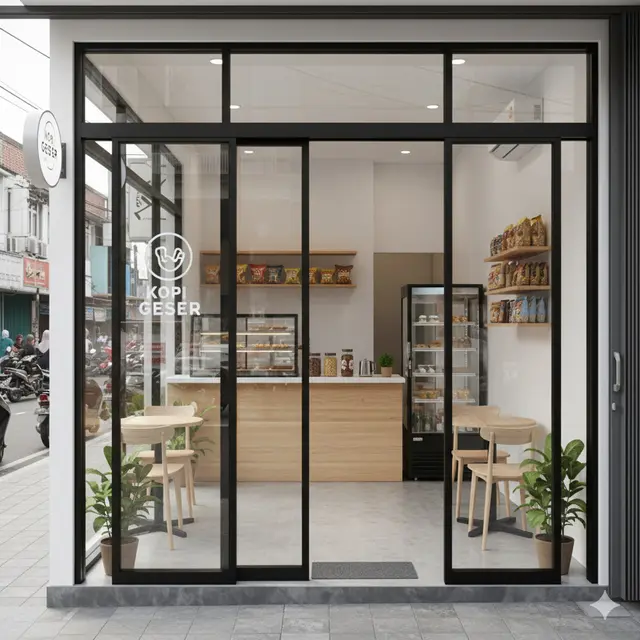 7 Model Warung dengan Fasad Kaca Modern, Inspirasi Desain Kekinian yang Estetik dan Fungsional
