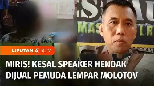 VIDEO: Miris! Kesal Ayahnya hendak Jual Speaker Kesayangan, Pemuda Ini Lempar Bom Molotov