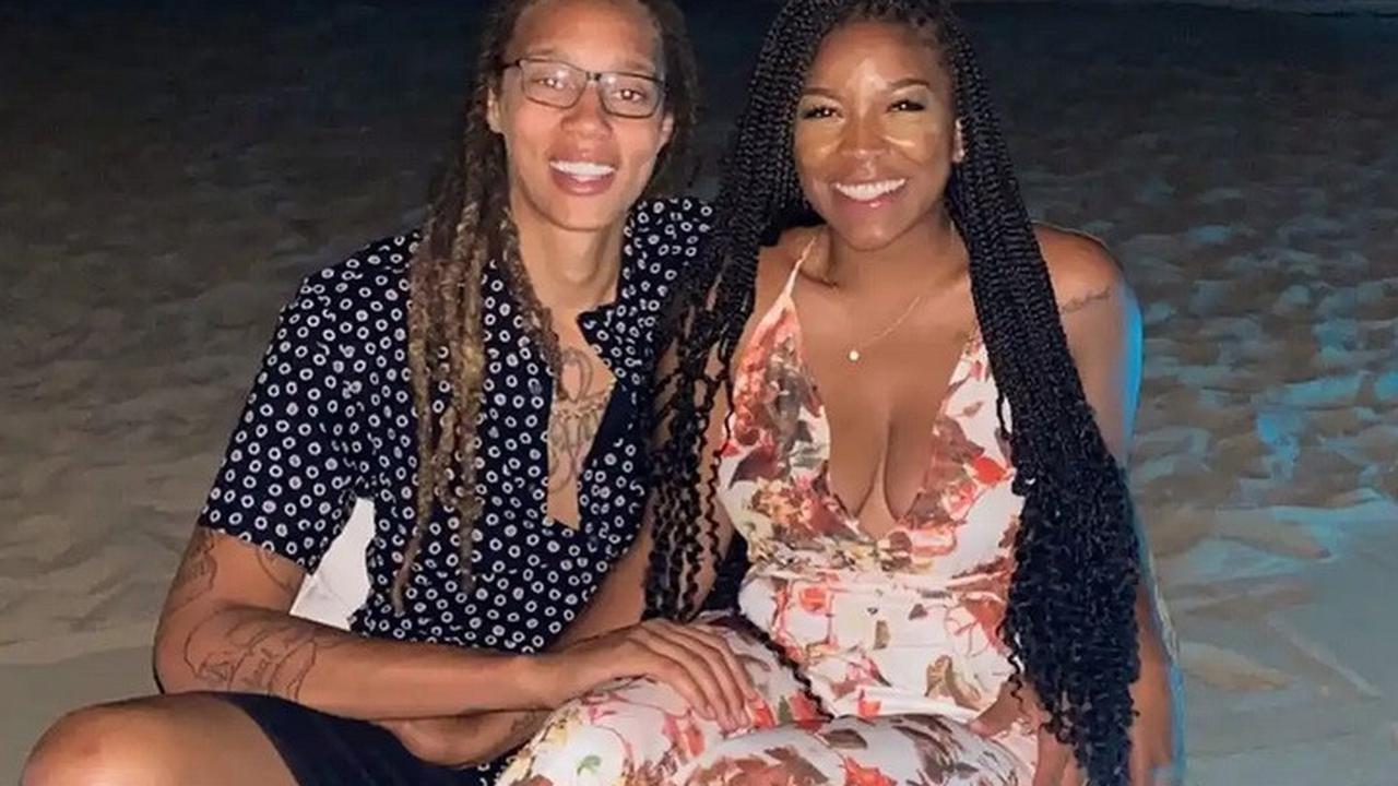 Pebasket Wanita Brittney Griner bersama istrinya
