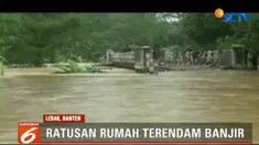 Selain itu, ketinggian banjir yang mencapai 1 meter membuat puluhah hektare sawah warga ikut terendam.