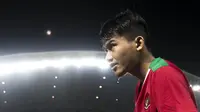 2. Witan Sulaeman - Gelandang serang binaan PPLP Ragunan ini memiliki kelincahan dalam mengontrol bola. Bakatnya tersebut membuat pemain berdarah Palu ini sedang difasilitasi untuk bermain di klub Eropa. (Bola.com/Vitalis Yogi Trisna)