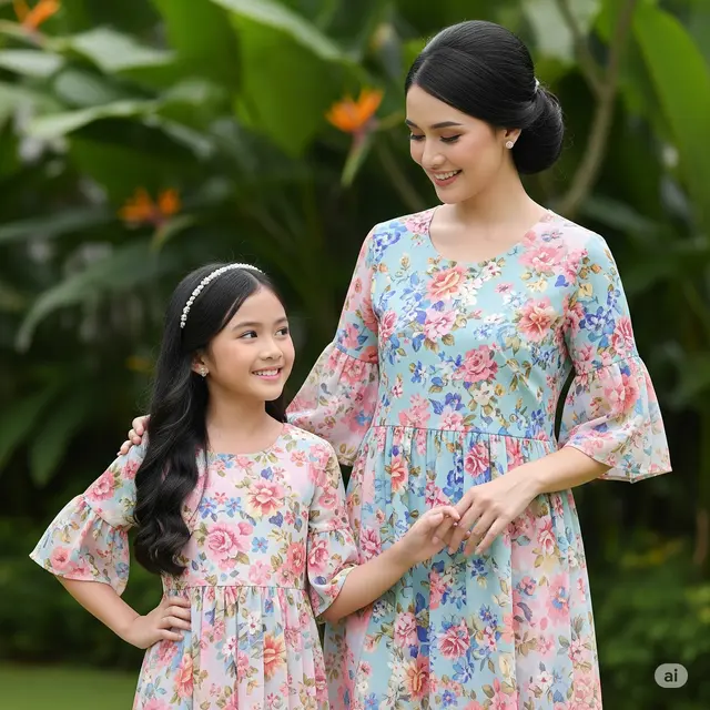 9 Inspirasi Outfit Ibu dan Anak Perempuan Terbaru 2025: Tampil Serasi dan Stylish