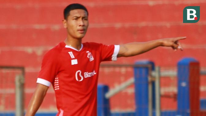 Gelandang Persik Kediri, Adi Eko Jayanto. (Bola.com/Gatot Susetyo)