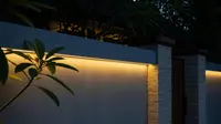 9 Model Pagar Tembok Dengan Lampu Hias, Tampilan Rumah Jadi Mewah